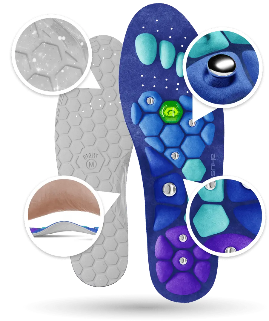 Akusoli acupressure shoe insoles